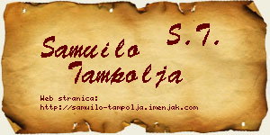 Samuilo Tampolja vizit kartica